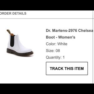 Dr. Martens White Chelsea Boot!